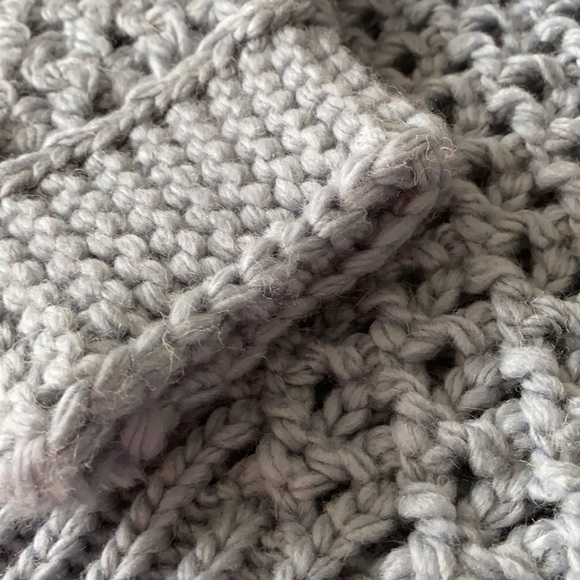 NWT Sweater grey DAXI  chunky knit very cool sweater sz M - Picture 8 of 10